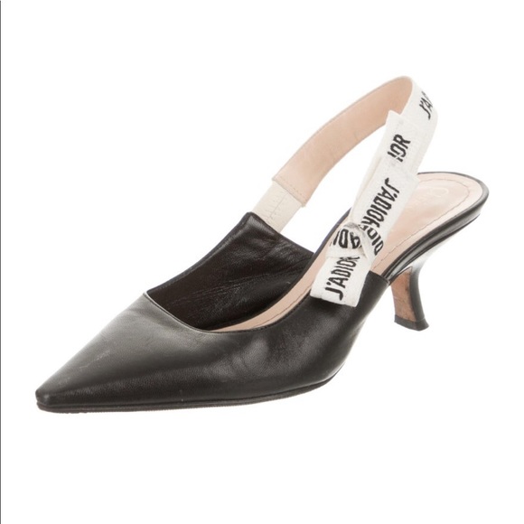 Dior Shoes - Christian Dior slingback pumps 35.5